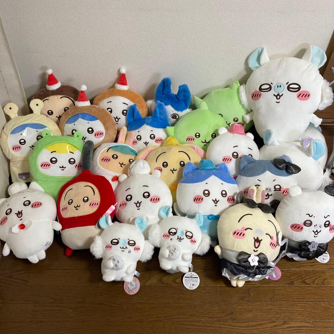 ちいかわ　ぬいぐるみセット　まとめ売り23体プラスおまけマスコット２点