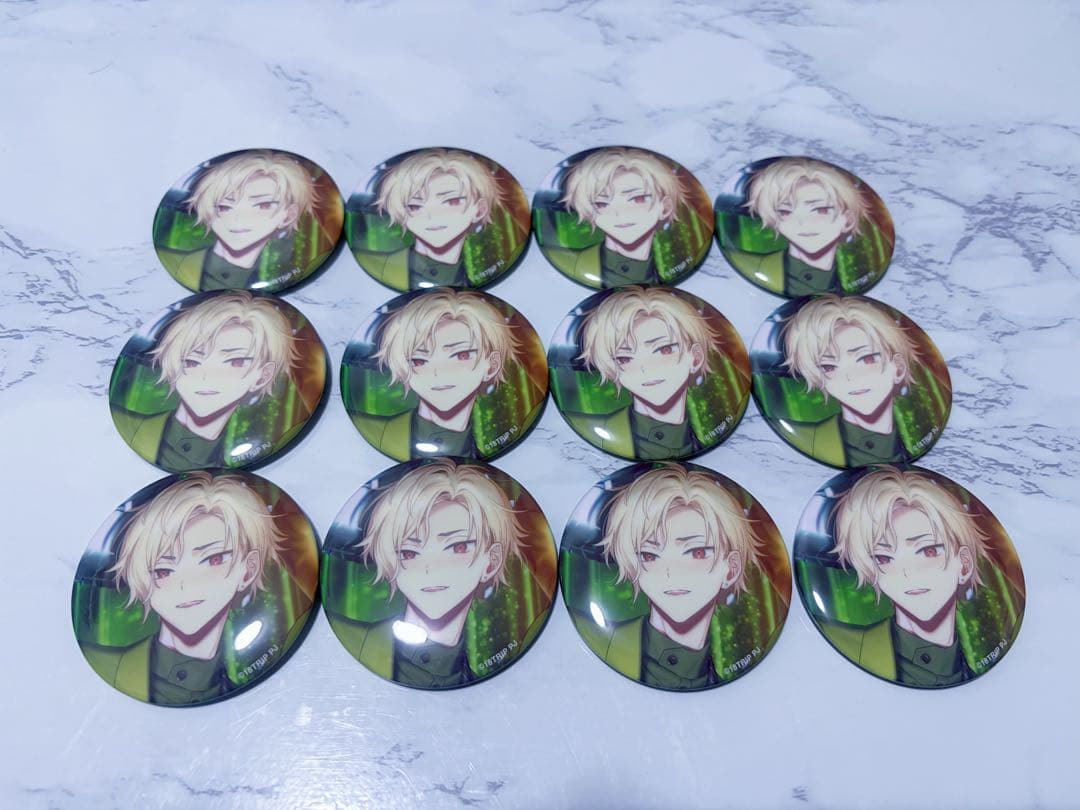 久楽間潮 缶バッジ エイトリ best wishes snap