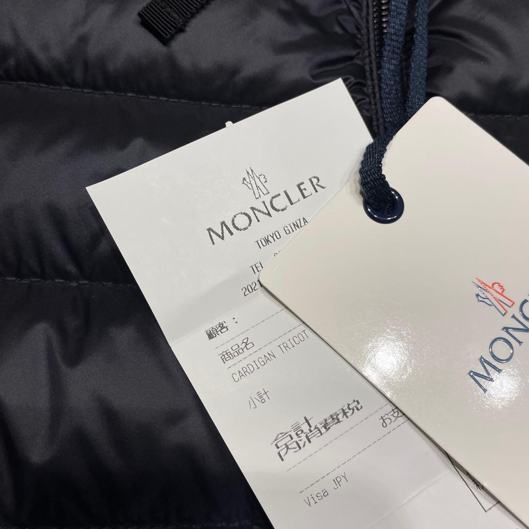国内正規品】MONCLER 銀座店購入 レディース ニットダウン ブラックXS