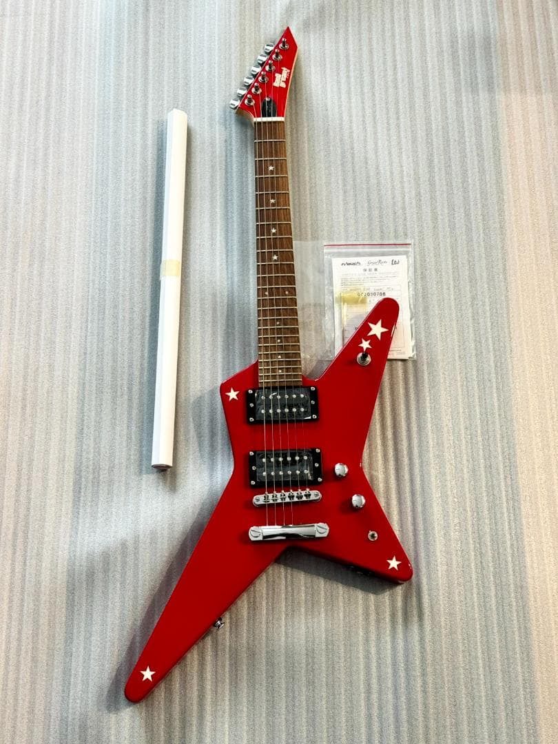 ESP BanG Dream! RANDOM STAR 戸山香澄 ミニギター Amazon.co.jp: ESP×バンドリ BanG Dream! RANDOM STAR Kasumi Mini