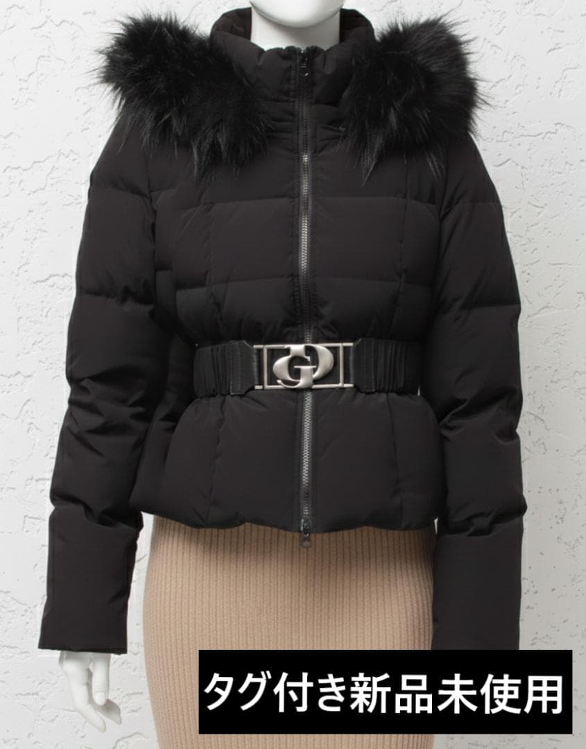 【タグ付き新品】GYDA GDベルト付きショートダウンコート ブラック