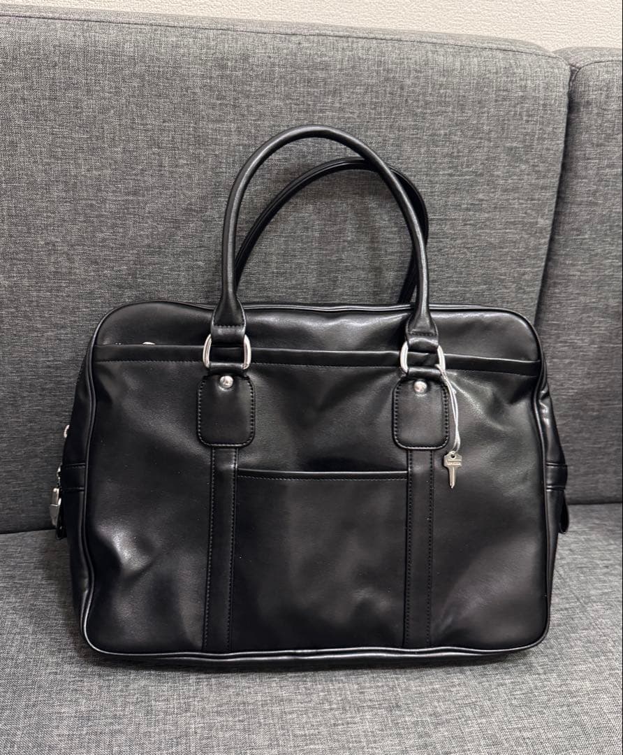 コムデギャルソン 青山バッグ ハンドバッグ 合成皮革 黒 OL-K 205