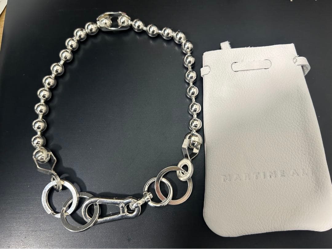 takato着用】Martine Ali シルバーボールチェーンチョーカー - メルカリ