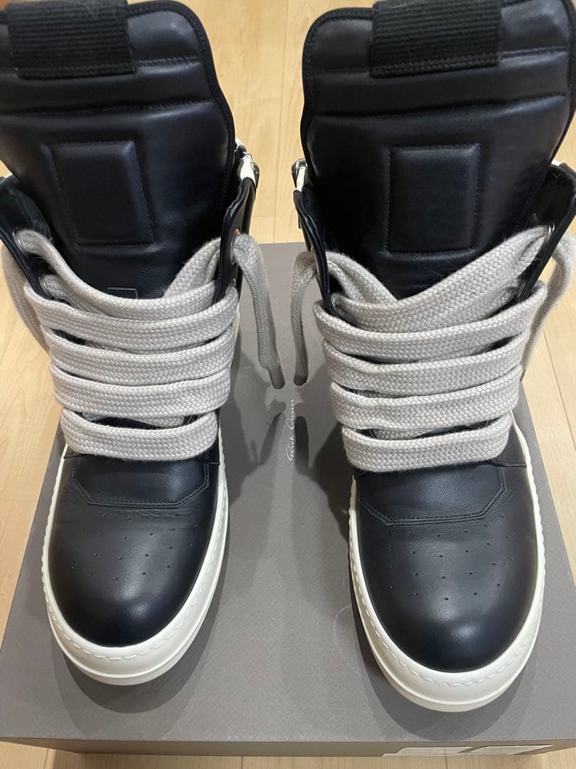 靴 rick owens geobasket jumbo lace