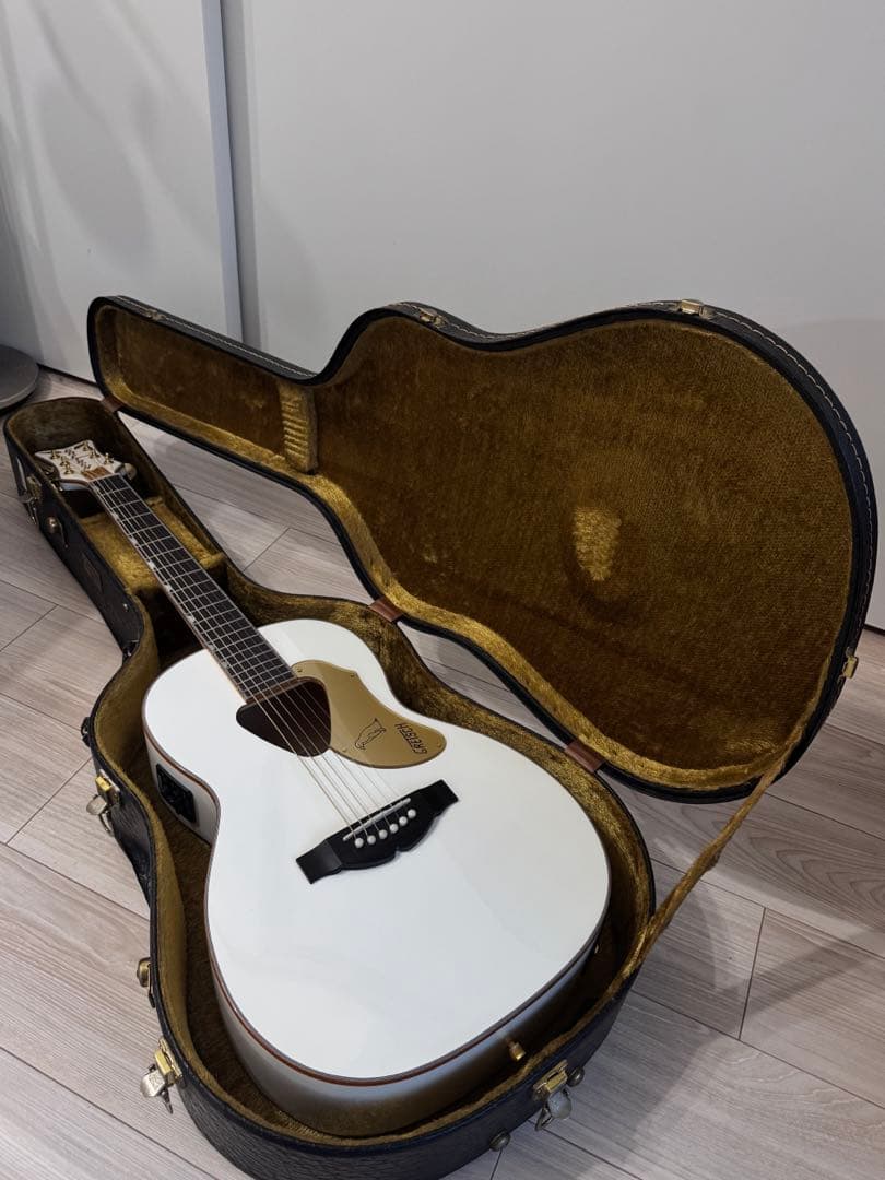 GRETSCH G5021 WPE WHT ハードケース付 エレアコ アコギ 白