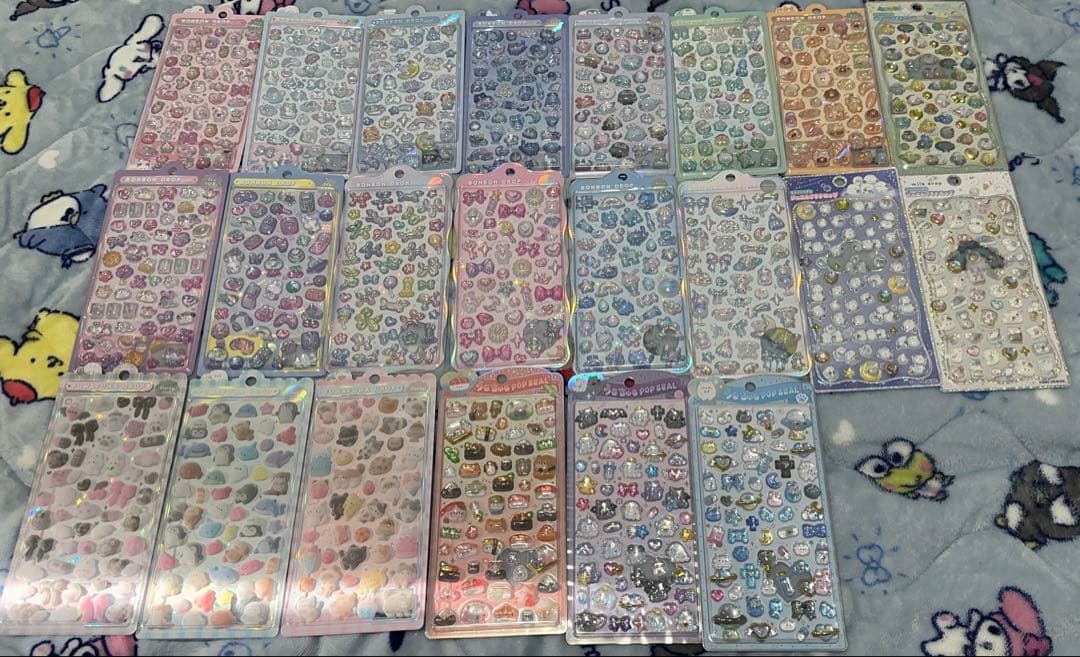 ボンボンドロップシール うるちゅる プチドロップステッカー 国内正規品 22枚 ほっぺちゃん プチドロップステッカー うるちゅるポップシール