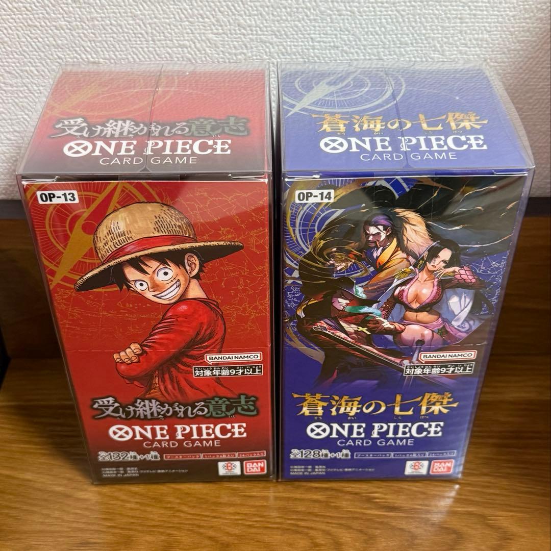 【OP-13】受け継がれる意志 【OP-14】蒼海の七傑 計2BOX テープ付き Amazon.co.jp: バンダイ(BANDAI) ONE PIECEカードゲーム 蒼海の七傑