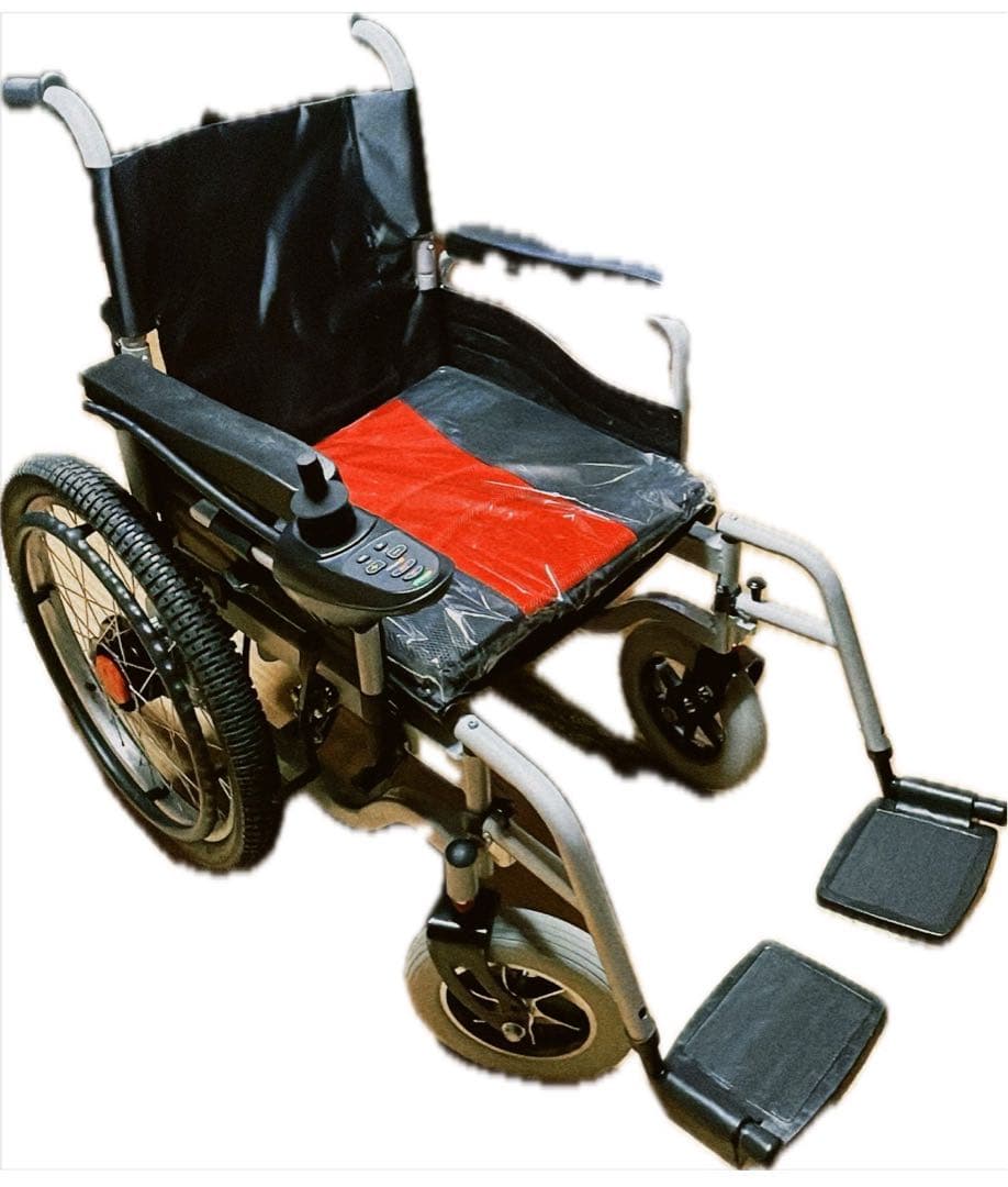 未使用　電動車椅子　スペアタイヤ付き