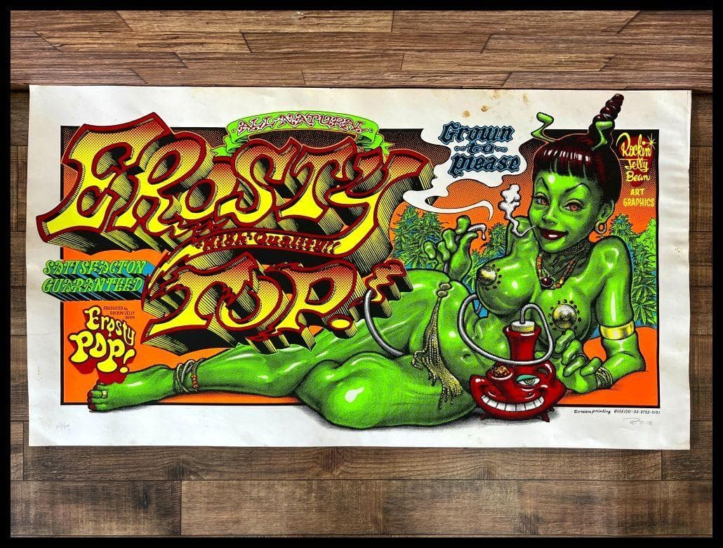 500枚限定 90s初期 エロスティカ ロッキンジェリービーン 1st ポスター