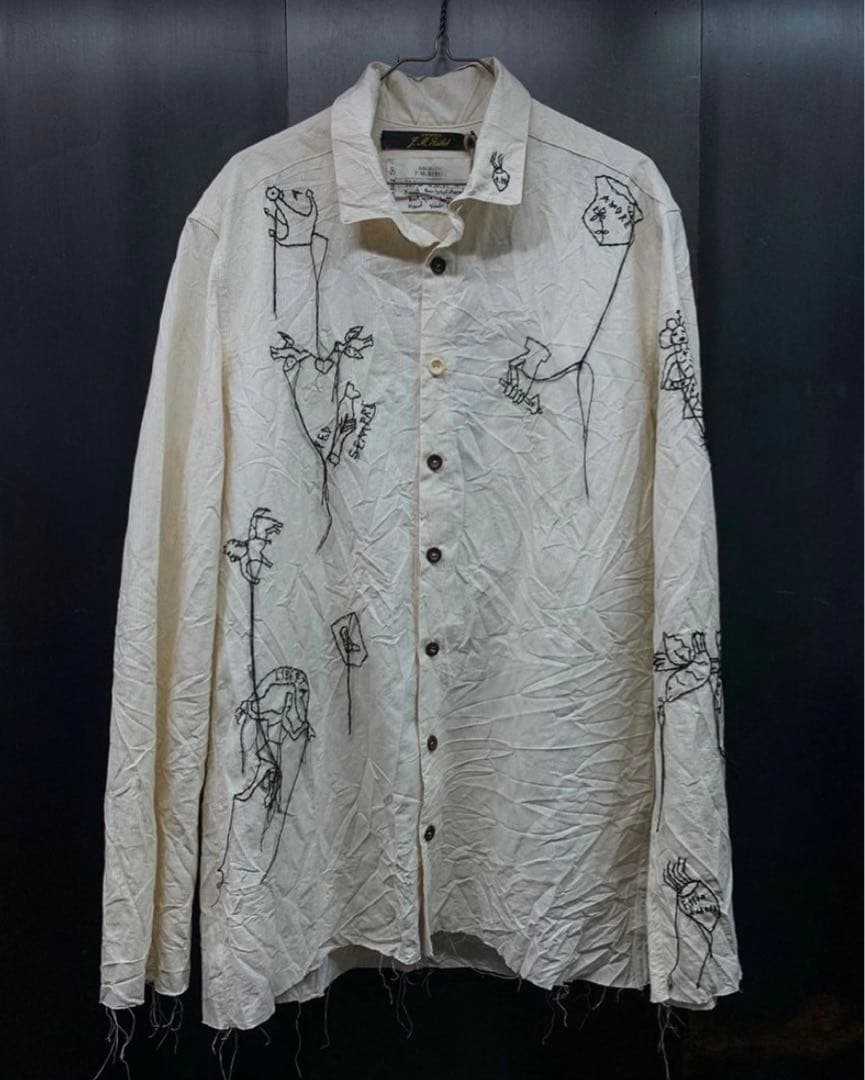 【極希少・新品】ARCHIVIO J.M.Ribot オールハンドステッチシャツ