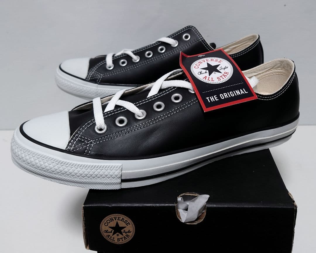 未使用デッドストック✨コンバース レザー OX スニーカー 30cm ONE STAR デッドストック 日本製 コンバース ワンスター CONVERSE OX