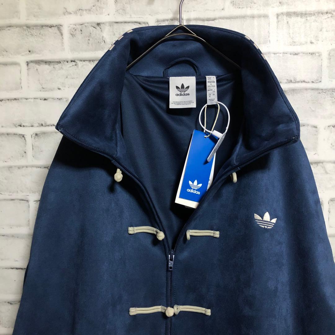 新品XL⭐️adidas 中国限定 巳年 チャイナトラックジャケット ネイビー