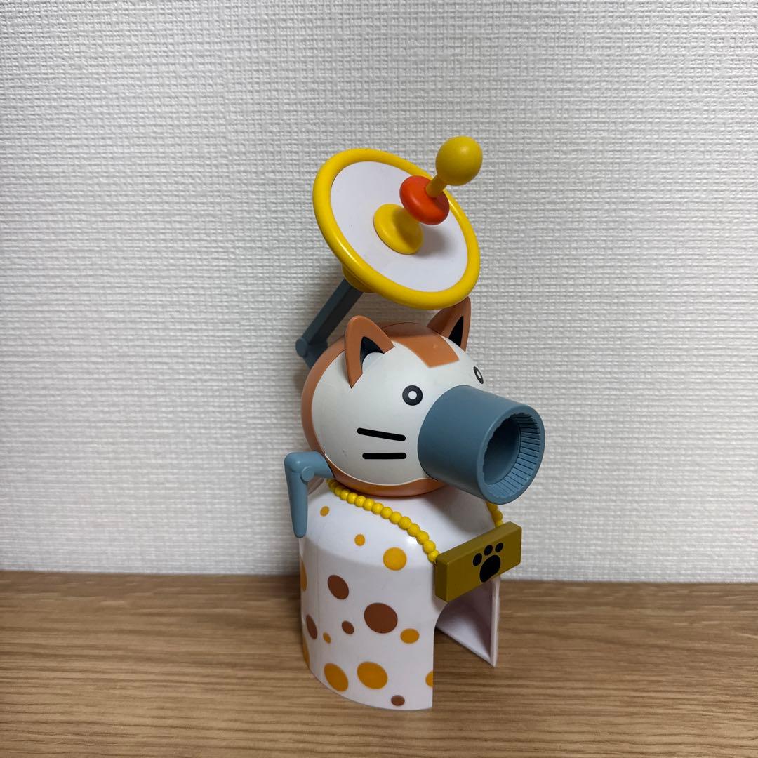 ちゃんこ対戦争猫の顔のフィギュア