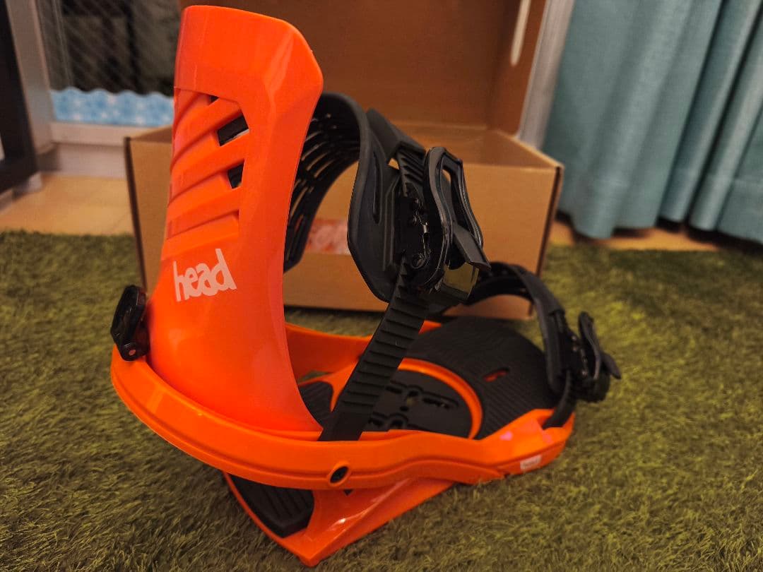 新品未使用 head FX MU スノーボードビンディング Lサイズ オレンジ