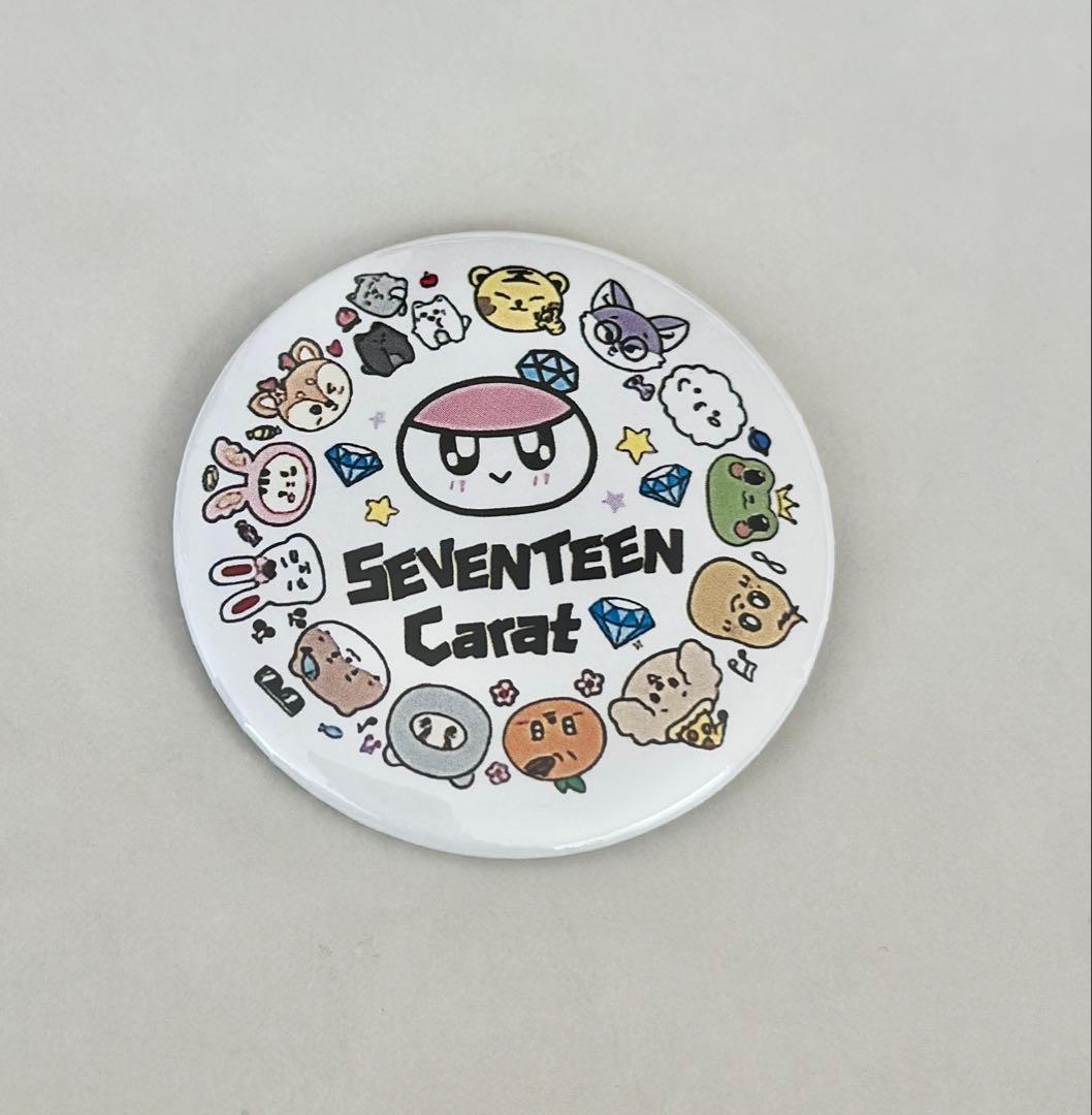 SEVENTEEN セブチNEW ボンボンイ缶バッジ 3点セット - メルカリ