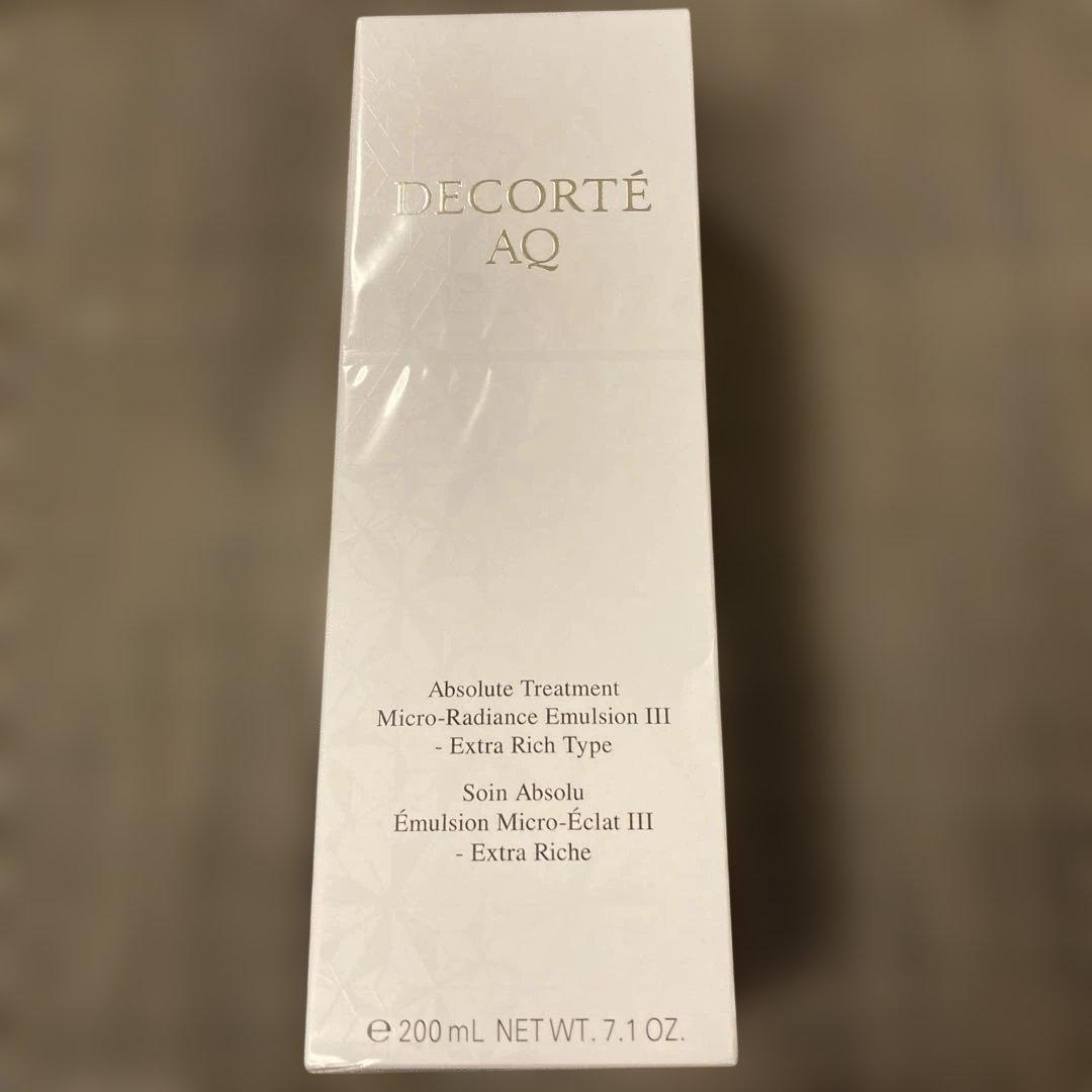 コスメデコルテ　AQ アブソリュート　エマルジョン　マイクロラディアンスⅢ AQ アブソリュート エマルジョン マイクロラディアンス III / コスメ