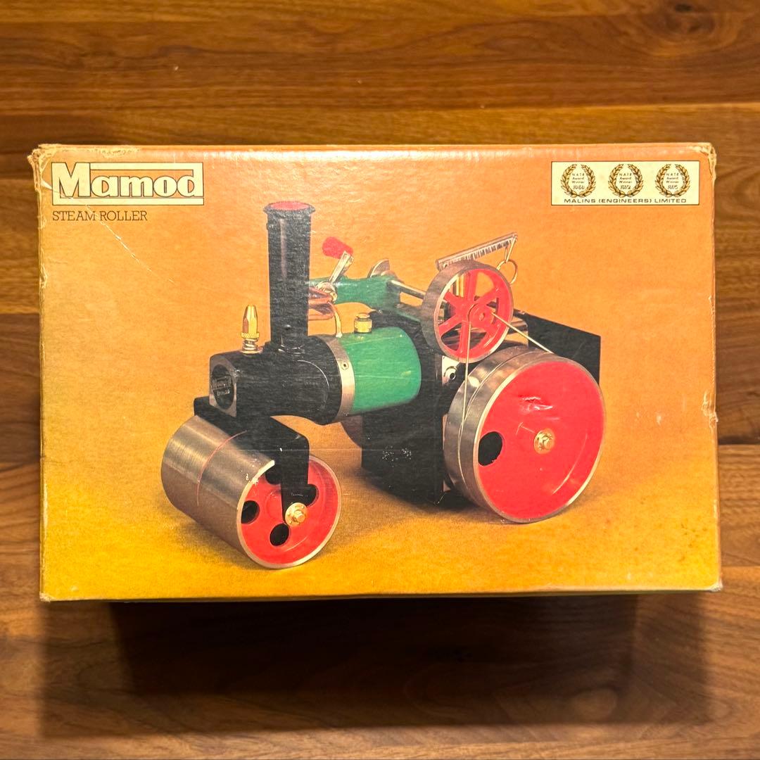 希少未使用☆Mamod社製スチームエンジン【スチームローラー】イギリス製 蒸気