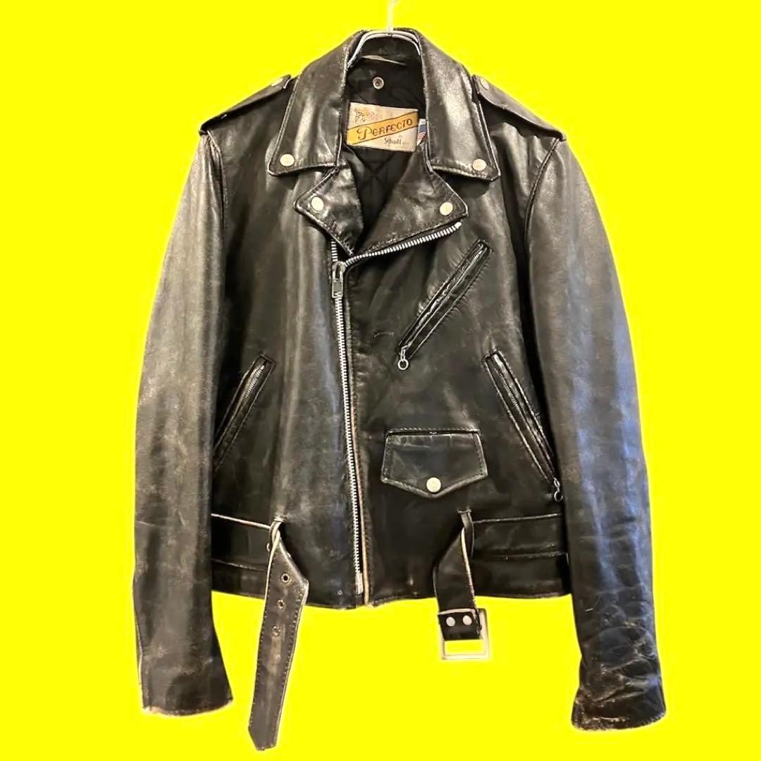 【schott】ショット　ダブルライダース　size36 バイカー後期　618