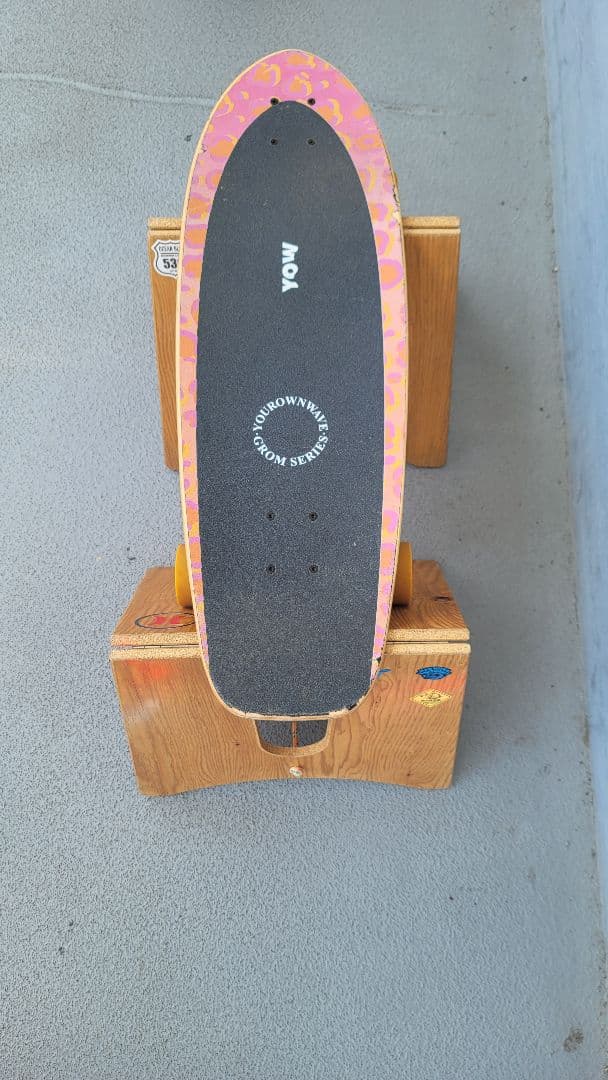 YOW レオパード柄 スケートボード YOW（ヤウ） サーフスケート ARICA 33インチ アリカ 49 SURFSKATE