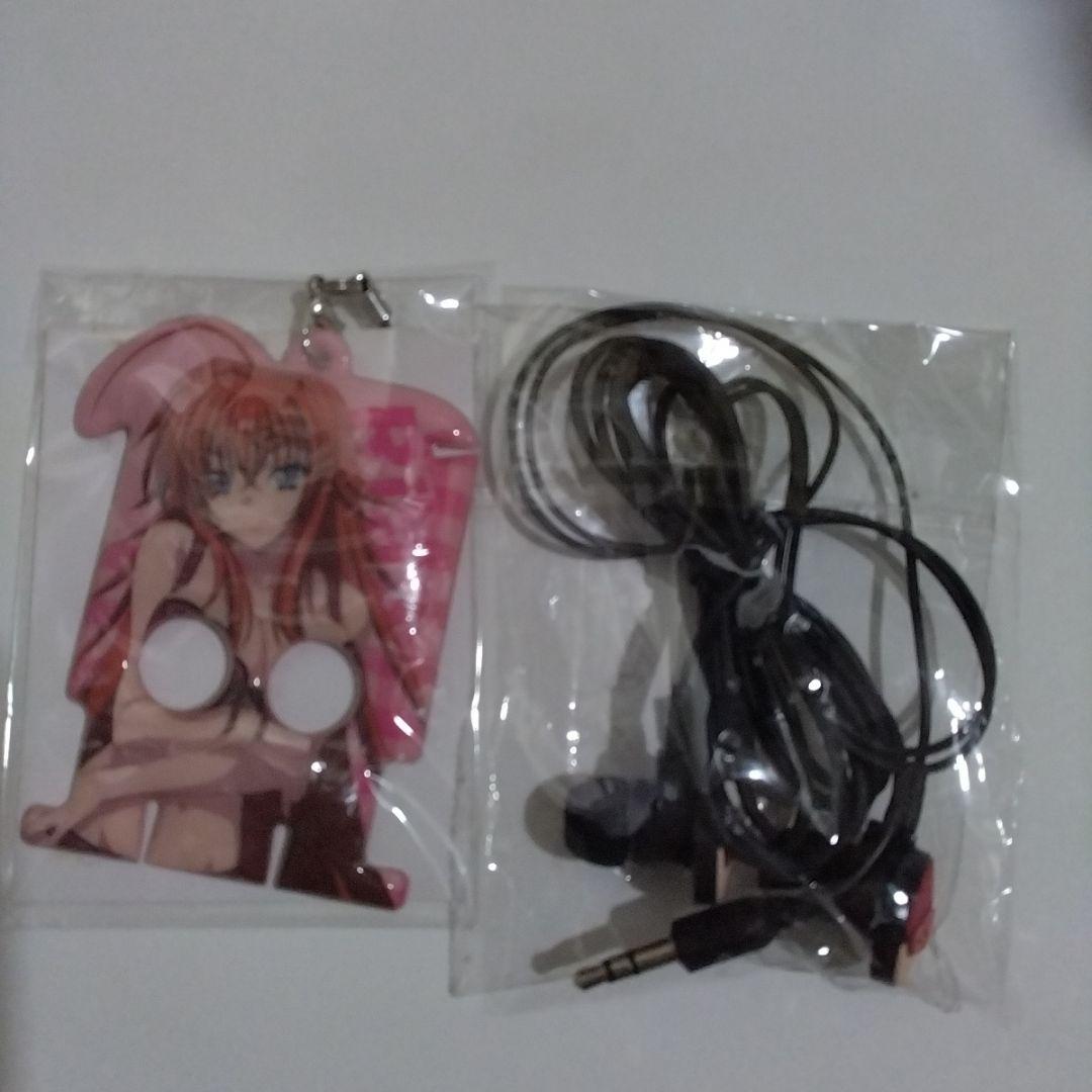 ハイスクールD×D 限定版特典　イヤフォン　コードマネージャー付ストラップ デコプティ ネックストラップ DECOPUTIT フォークロア ネイビーブルー