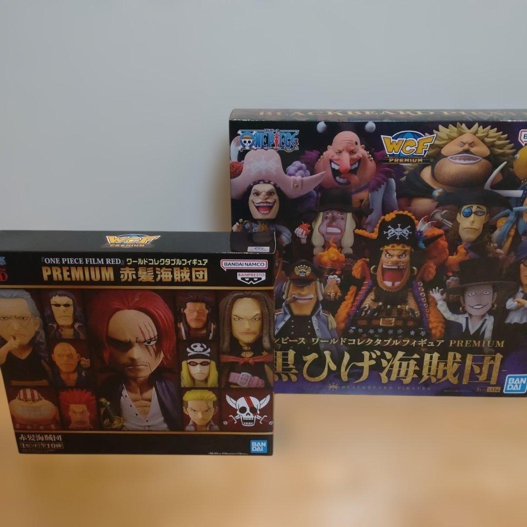 ワールドコレクタブルフィギュア PREMIUM　黒ひげ海賊団 & 赤髪海賊団 Amazon.co.jp: ワンピース ワールドコレクタブルフィギュア PREMIUM 黒
