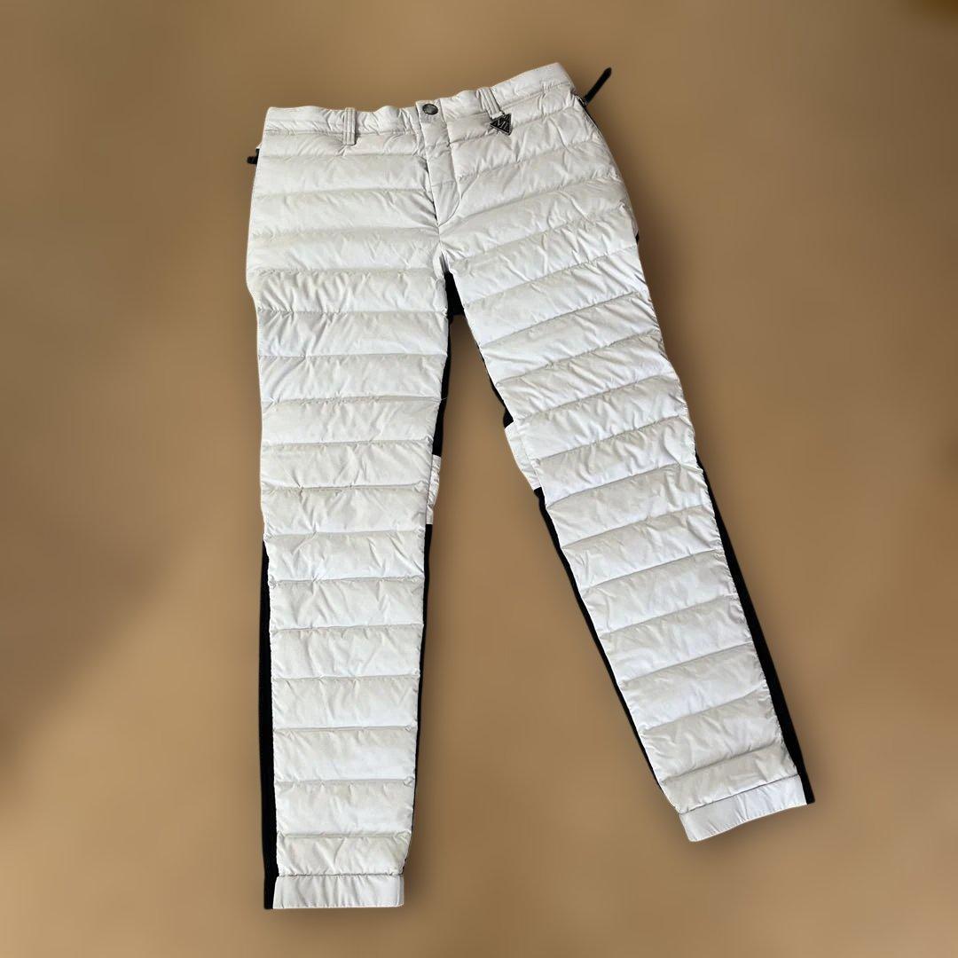 マーク&ロナ　メンズダウンパンツ　ホワイト＆ブラック　50 新品 ダウンパンツ MARK&LONA 】 マークアンドロナ パンツ メンズ46