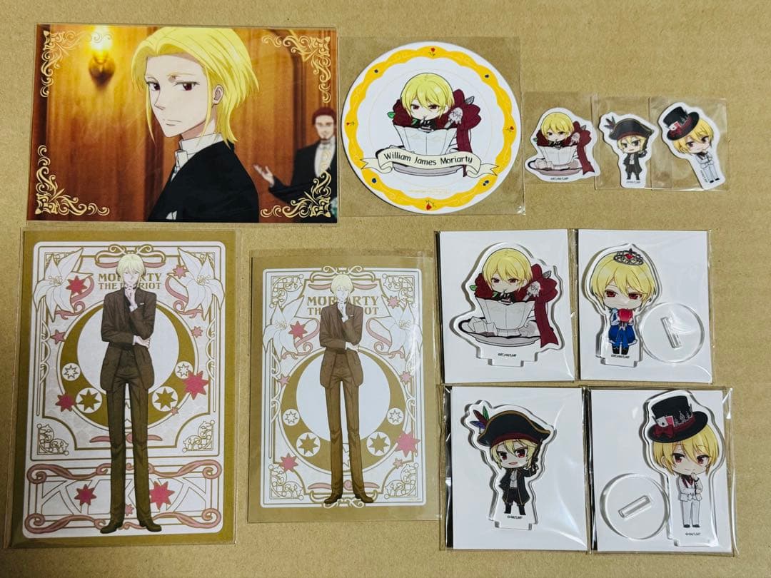 憂国のモリアーティ ウィリアム　eeo カフェ コースター　ポストカード
