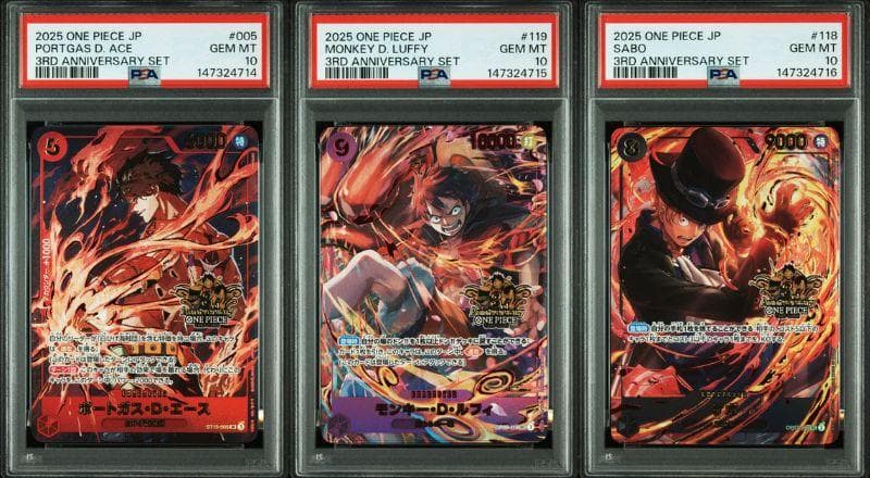 PSA10連番】3周年 3兄弟 3rd anniversary set セット - メルカリ