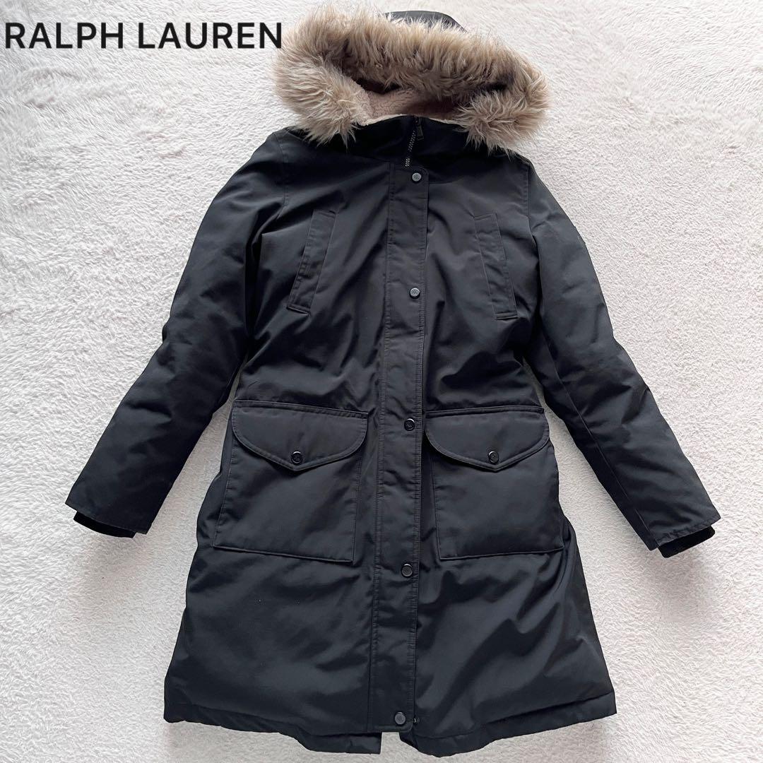 RALPH LAUREN ラルフローレン ファー フーデッド ダウンコート