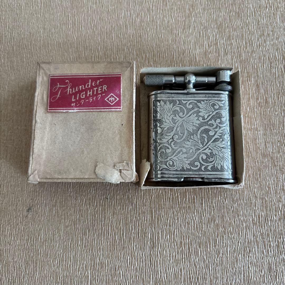 ビンテージ オイルライター 国産 Thunder Lighter Imazu