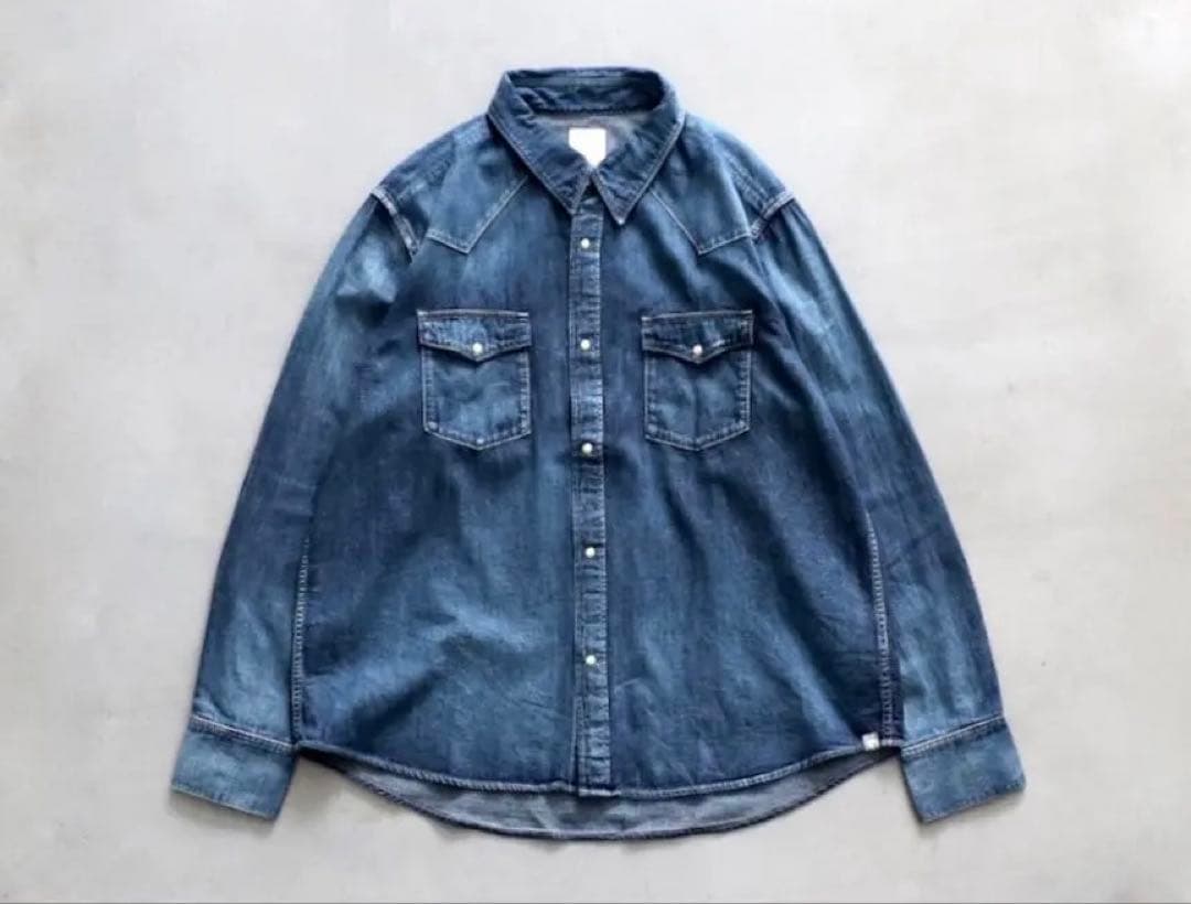 トップス visvim SOCIAL SCULPTURE SHIRT DMGD 3 visvim(ヴィズヴィム) “SOCIAL SCULPTURE SHIRT DMGD” | visvim / WMV