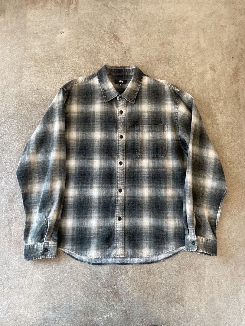 stussy フランネルシャツ XL