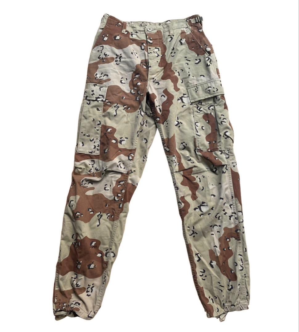 米軍湾岸戦争チョコチップ迷彩パンツ1990年官給品S/Rサイズ