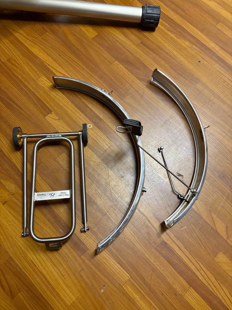 本所フェンダー　ブロンプトン　シルバー