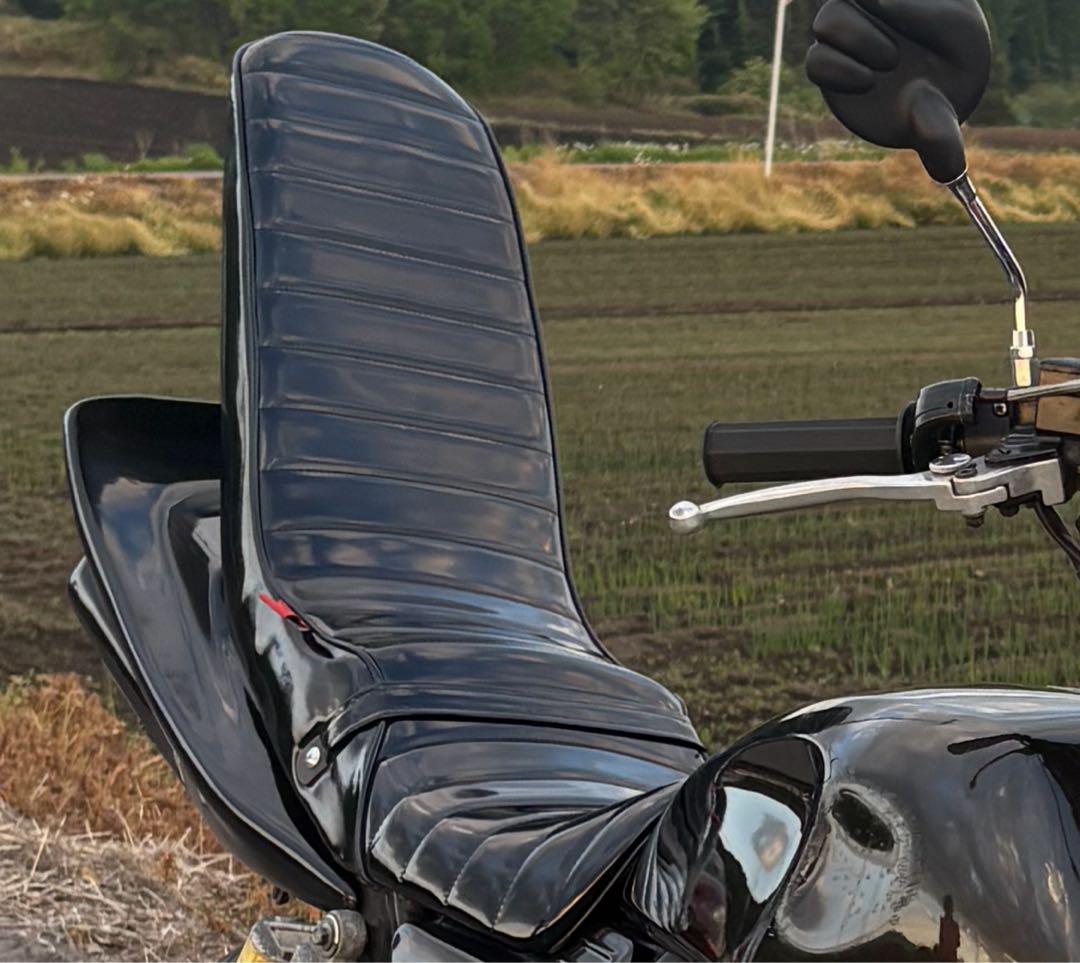 xjr 三段シート 三段シート XJR400 前期 4HM KingRoad88 エナメル ブラック 3段シート
