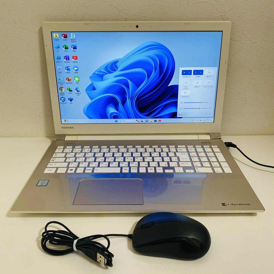 Y71 TOSHIBAノートパソコンWEBカメラi5高速SSDサクサクWin11 - メルカリ