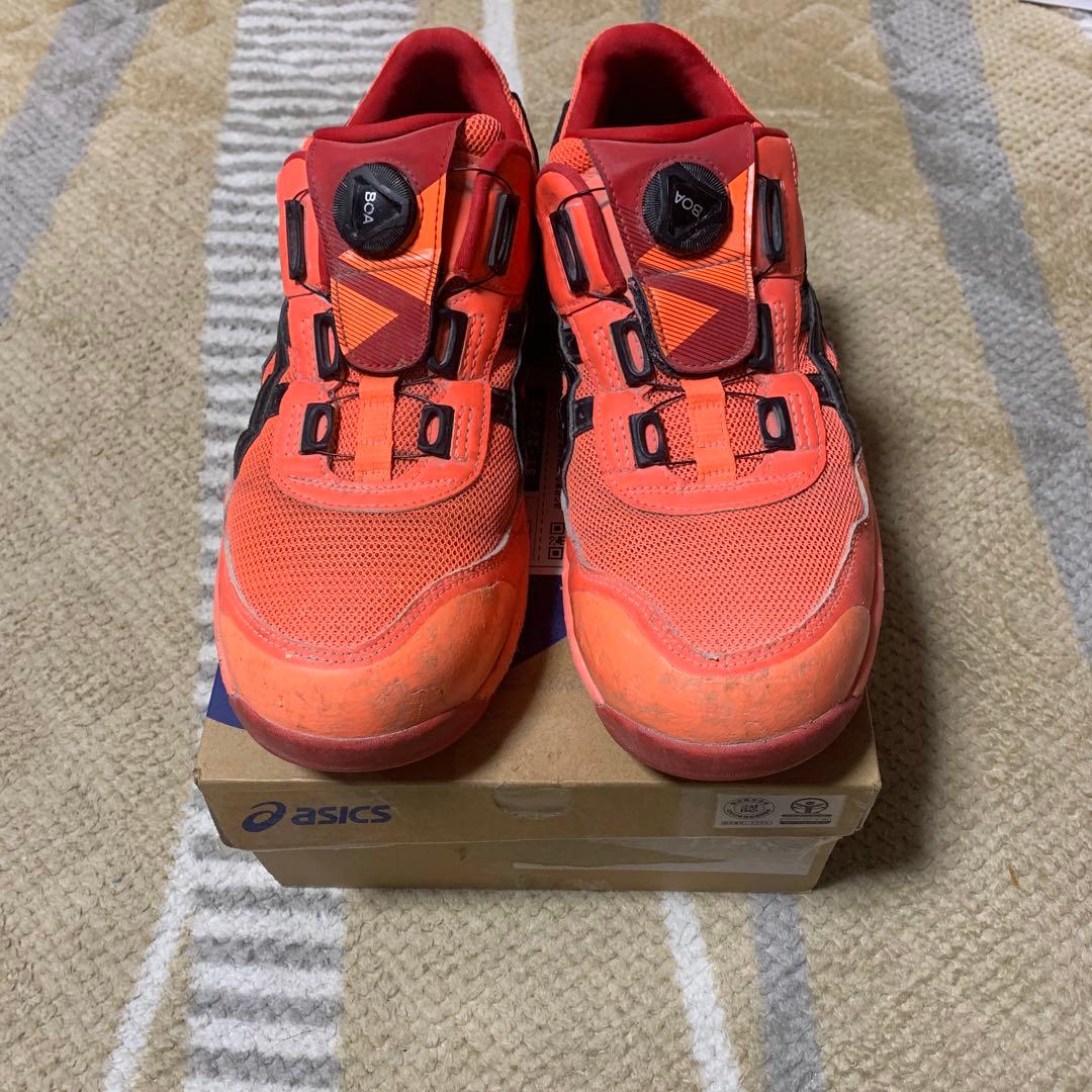 ASICS TOKYO 安全靴 オレンジ/ブラック asics (アシックス) 安全靴 メンズ SIZE 26.5cm ブラック×オレンジ