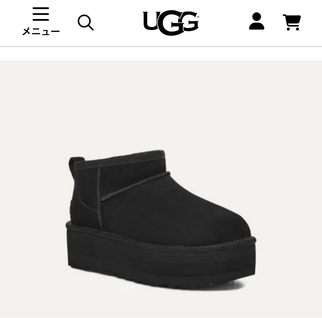 新品未使用 UGG Classic Ultra Mini Platform 22 UGG® 公式【 クラシック ウルトラ ミニ プラットフォーム|Classic