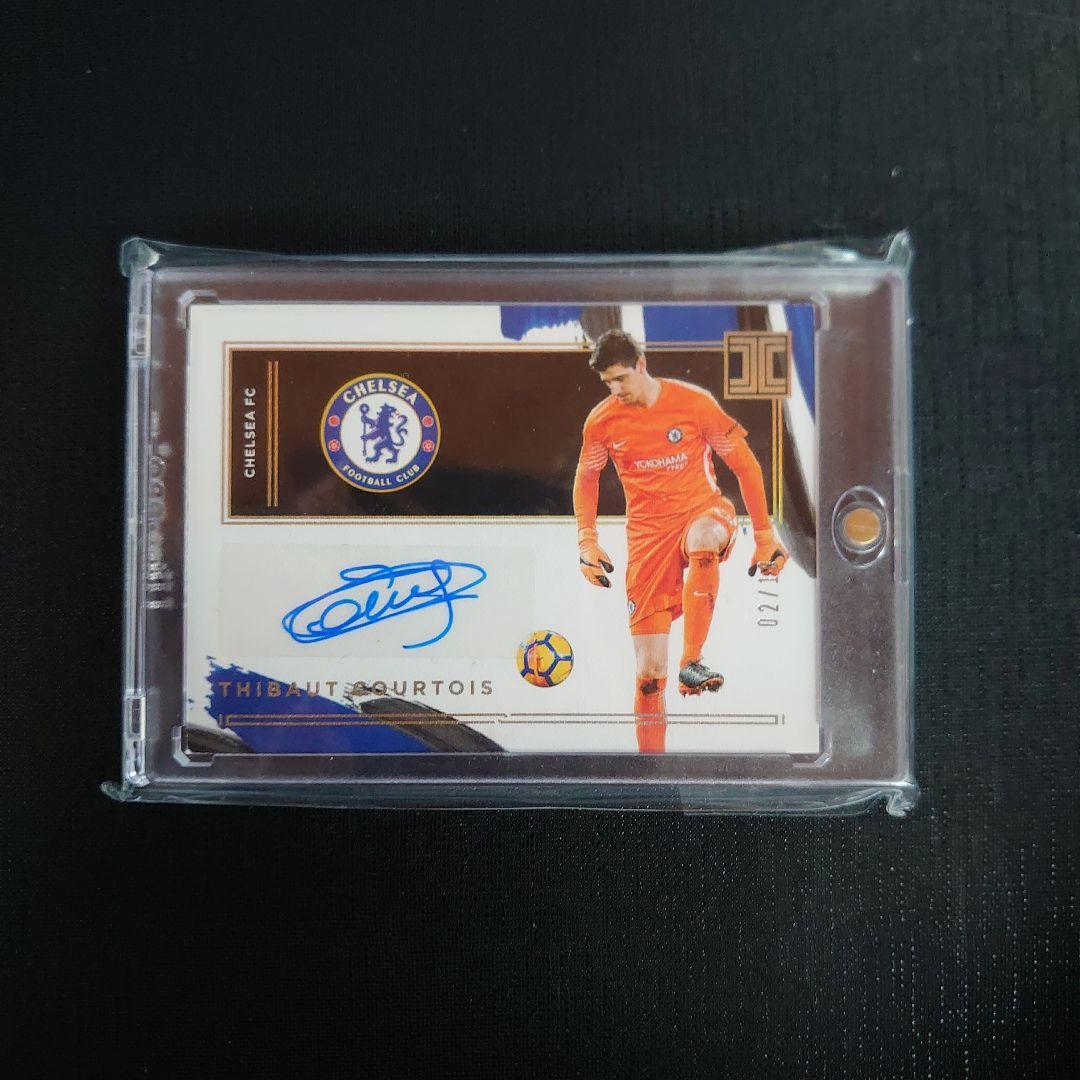 2020-21 Panini Impeccable クルトワ 直筆サインカード