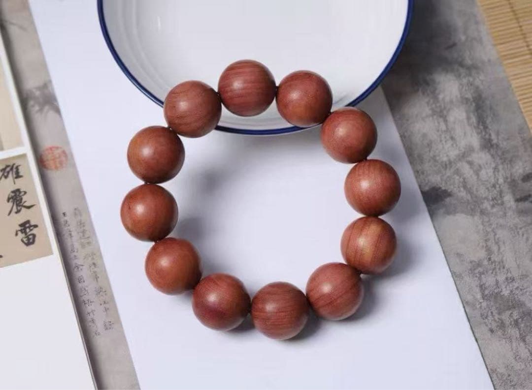 紅豆杉 ブレスレット（1.5cm×15粒）