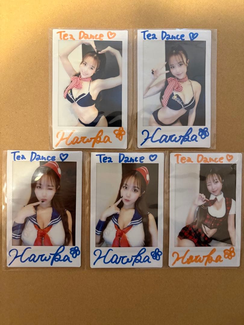 HARUKAサイバージャパンダンサーズ　サイン入りチェキ5枚組