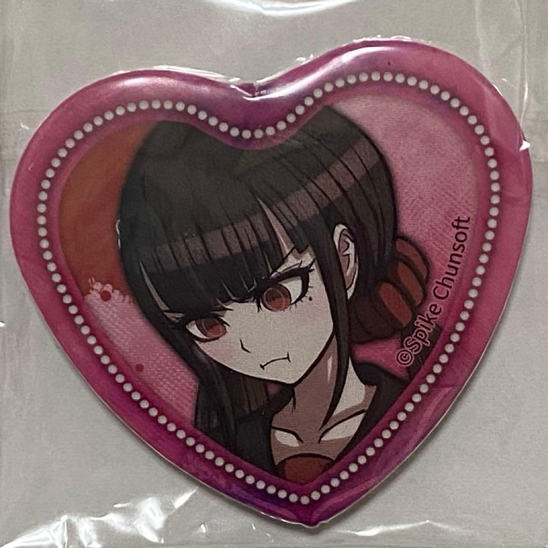 ダンガンロンパ　10周年 ナンジャタウン　照れ顔　ハート缶バッジ　春川魔姫