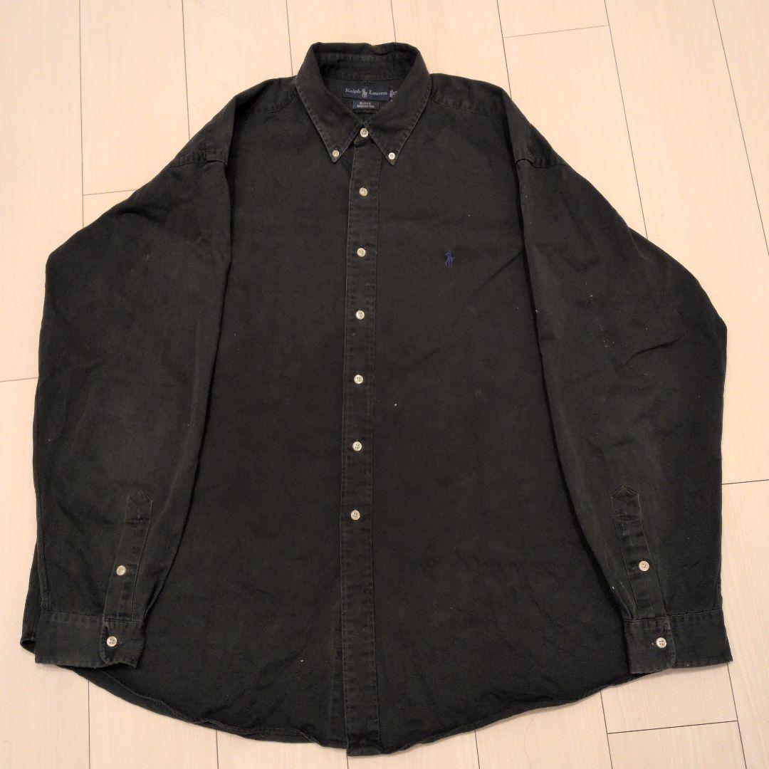 Ralph Lauren Blake ブラックシャツ XXL