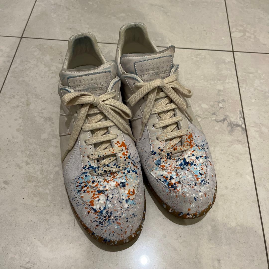 メゾンマルジェラ　レプリカ　ジャーマントレーナー　サイズ41 靴袋　箱付き