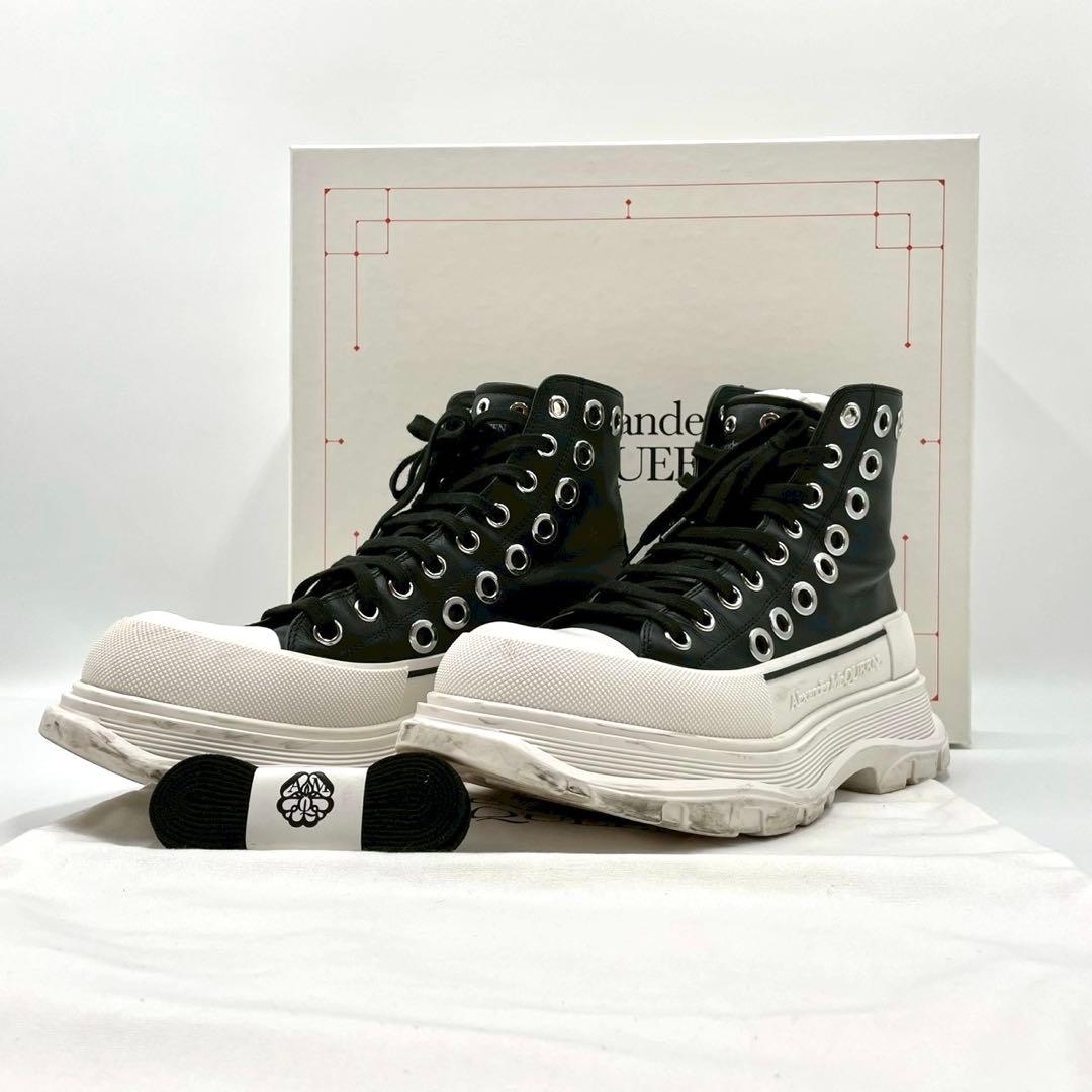 Alexander McQUEEN レザーチャンキー スニーカー ハイカット