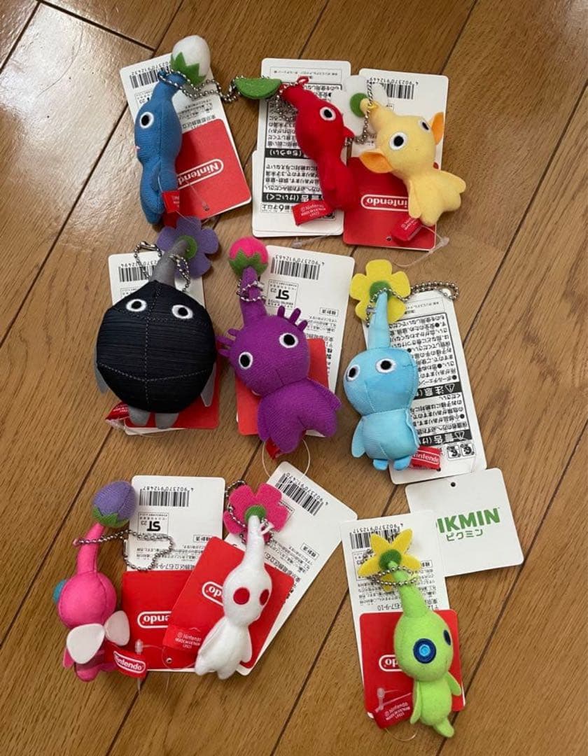 「48時間限定」ピクミン　マスコットキーホルダー　全9種類　コンプリートセット