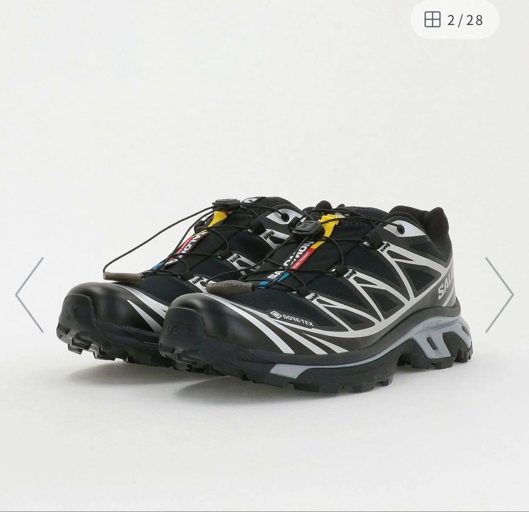 靴 Salomon XT6 GTX GORE-TEX BLACK 28.0cm