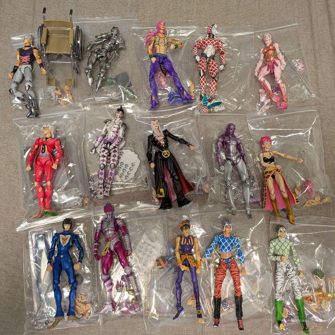 ジョジョの奇妙な冒険 超像可動 5部15体セット