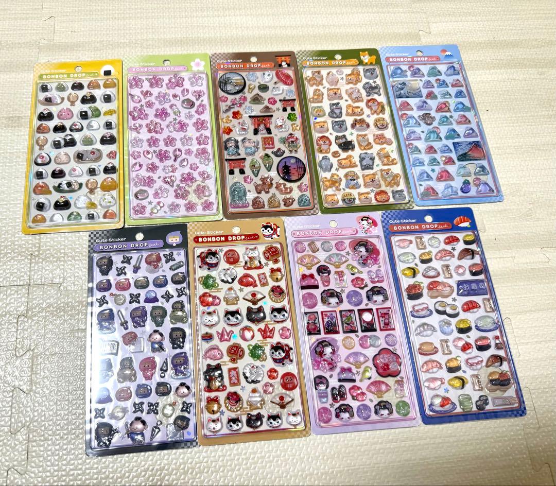 【国内正規品】和柄ボンボンドロップシール