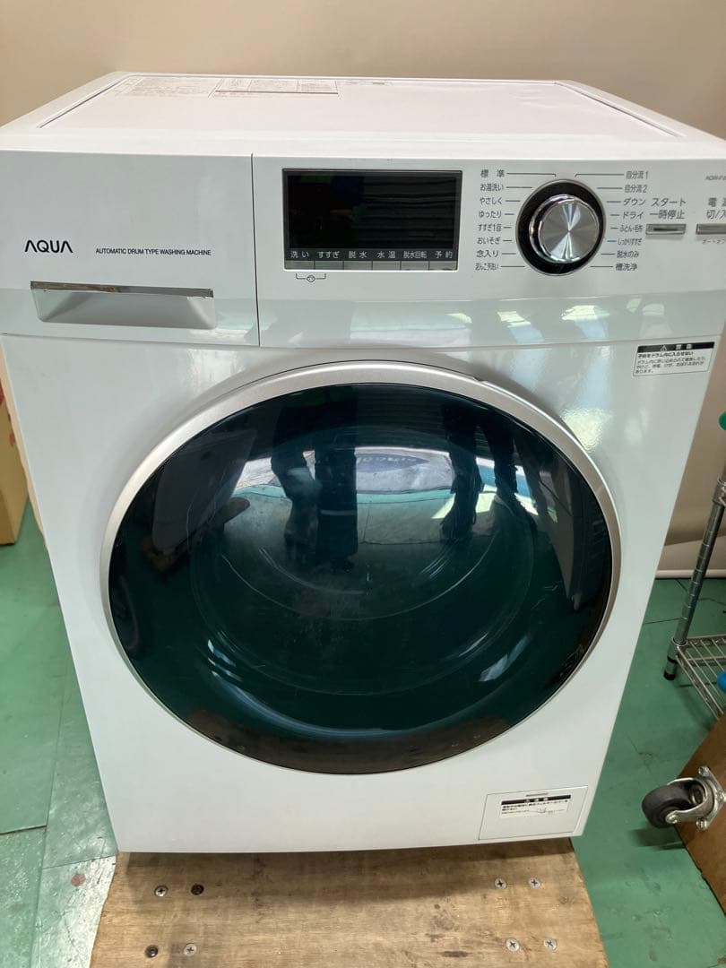 [中古]AQUA ドラム式洗濯機 AQW-FV800E 8.0kg